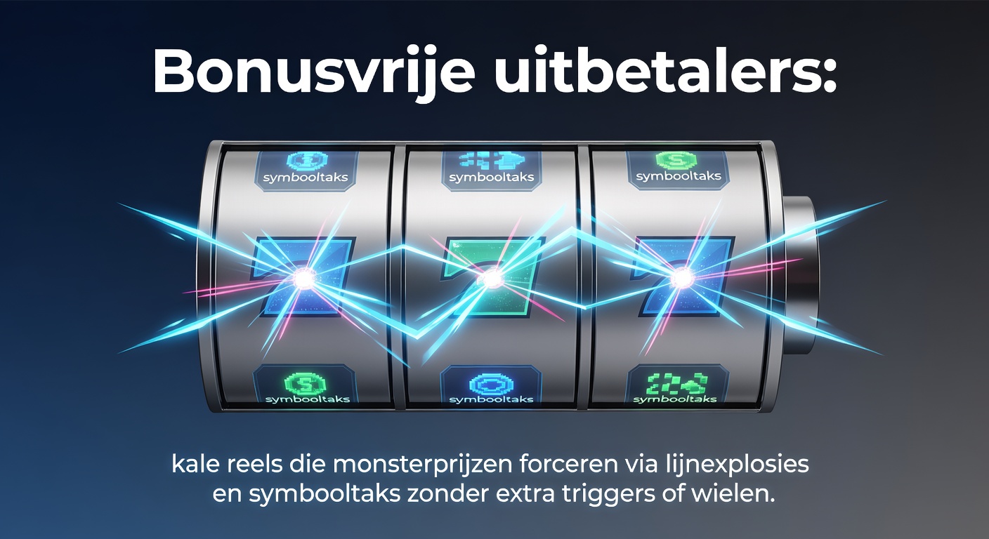 Schermafbeelding van een bonusvrije gokkast met exploderende winlijnen en gestapelde symbolen die een grote uitbetaling activeren
