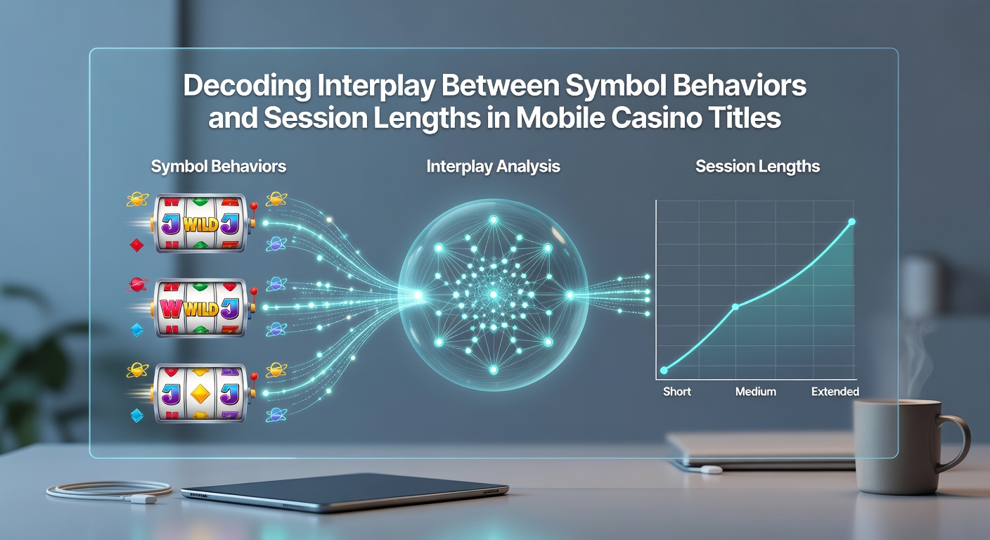 Grafiek die de correlatie toont tussen symboolactiviteit en sessieduur in mobiele casino games