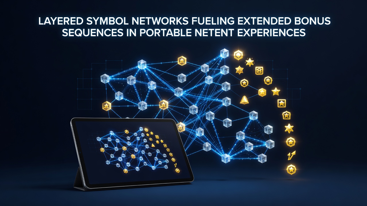 Mobiele weergave van symbool lagen die bonussequenties in NetEnt games verlengen