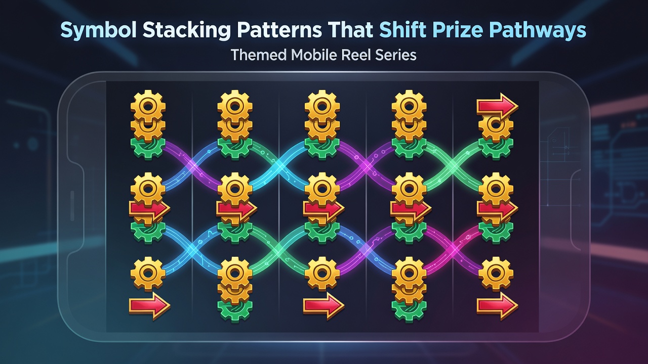 Themed mobile reels with shifting symbol stacks and prize pathways