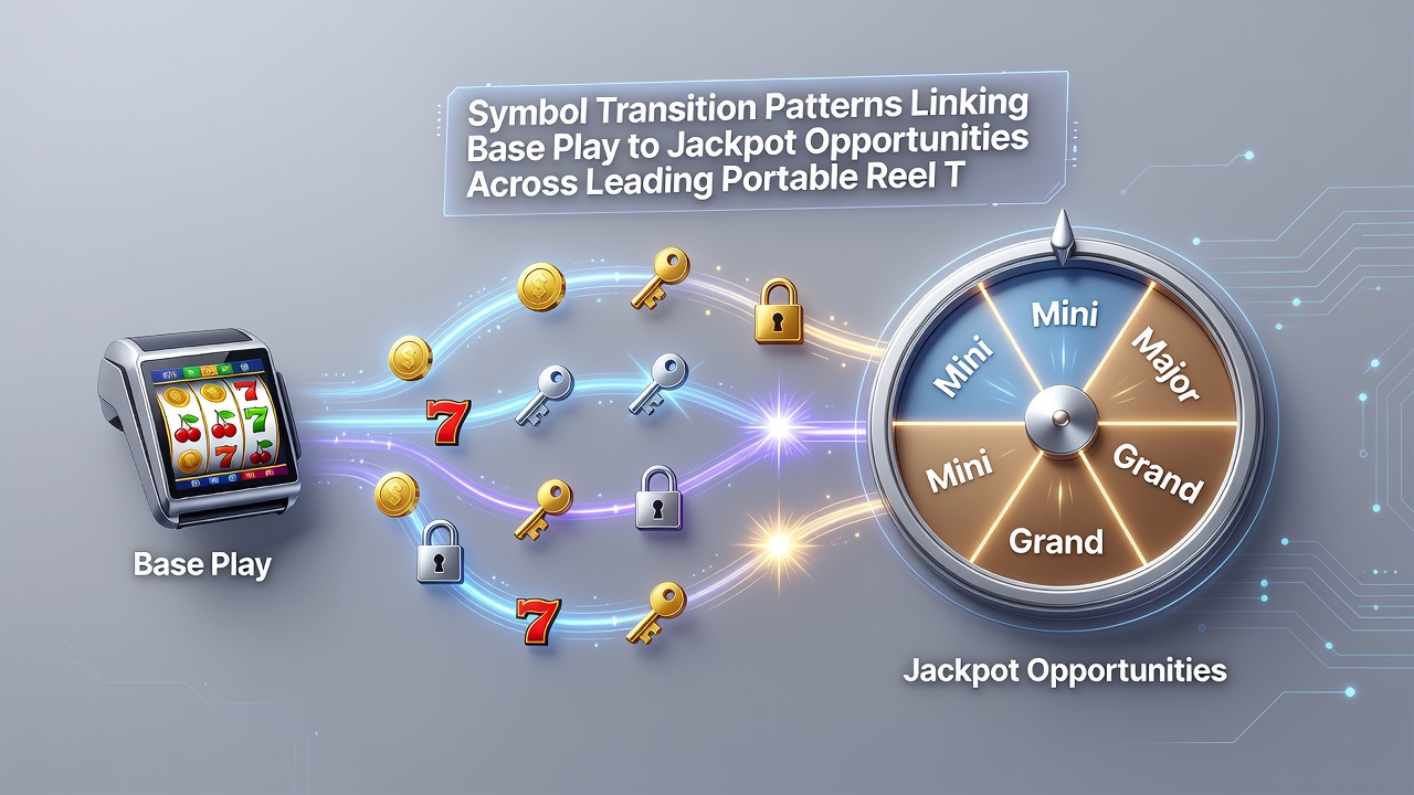 Patronen van symbooltransities die jackpotkansen activeren in mobiele reels