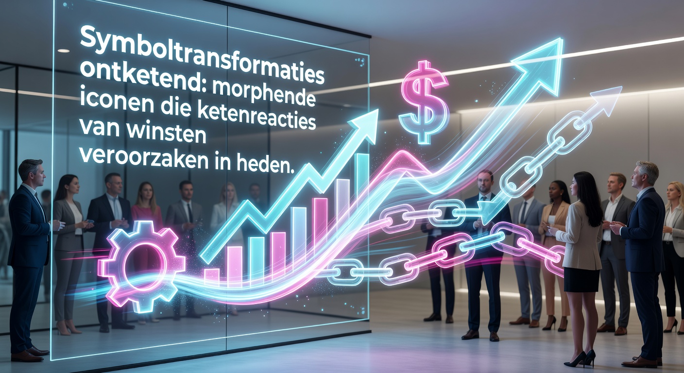 Ketenreactie van morphende iconen in een hedendaagse gokkastbonus, met exploderende winsten en multiplieropbouw