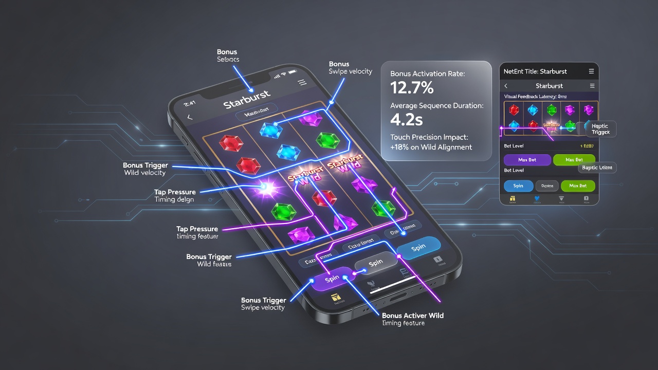Detail van bonusactivatie sequenties op mobiel met Starburst en Book of Ra reels