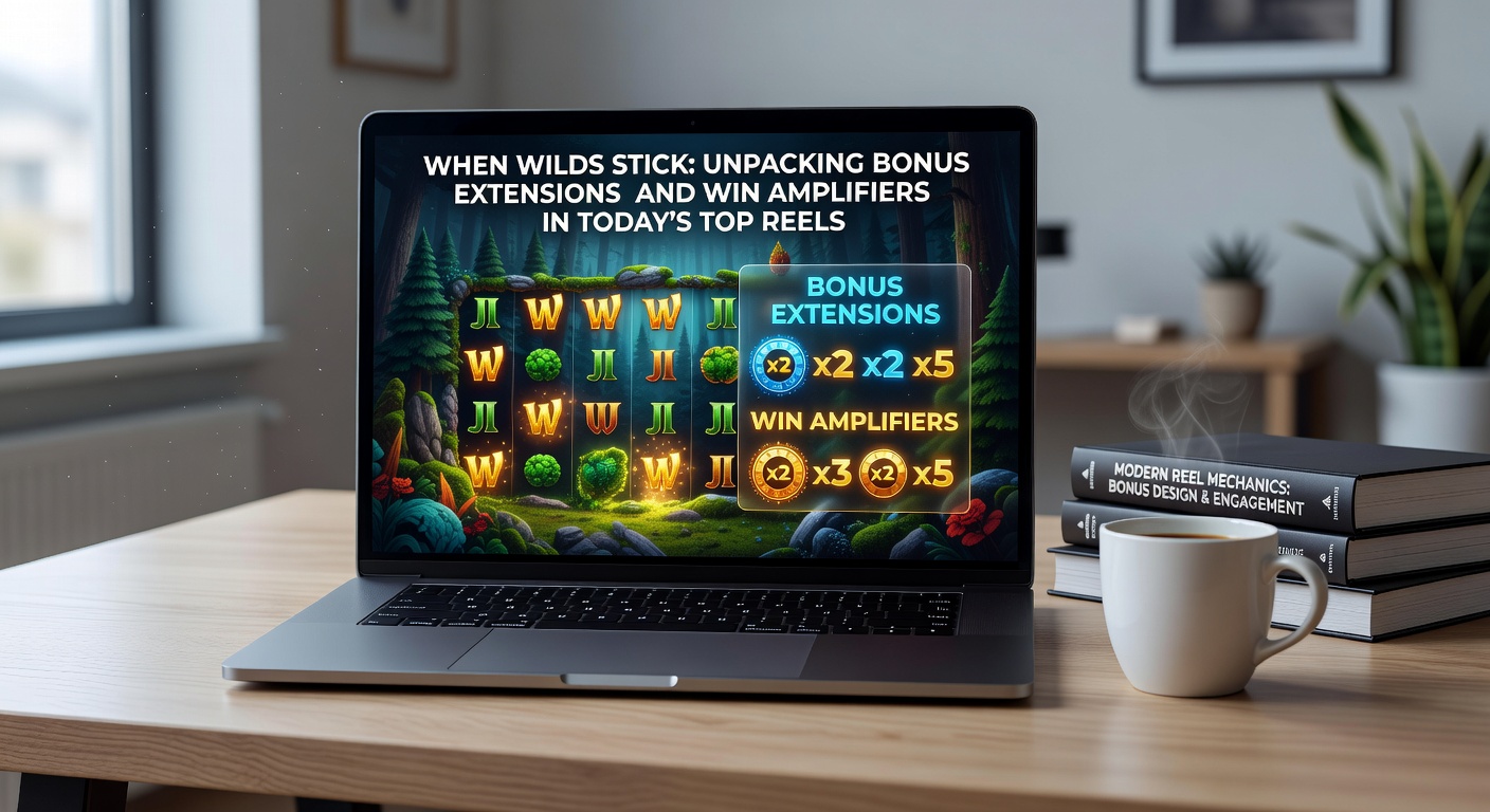 Een close-up van een sticky wild multiplier die winsten verdubbelt tijdens een uitgebreide bonusronde in een populair reel-spel, met exploderende symbolen en vallende wilds